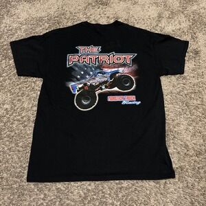 2014 Monster Jam Monster Truck Autographed Tee T Shirt Patriot‎ Black L Large